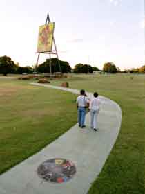 Emerald Centenary Of Federation Mosaic Pathway - Accommodation Fremantle 0
