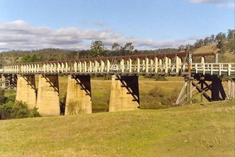 Historic Tabulam DeBurgh Timber Bridge - Accommodation Fremantle 0