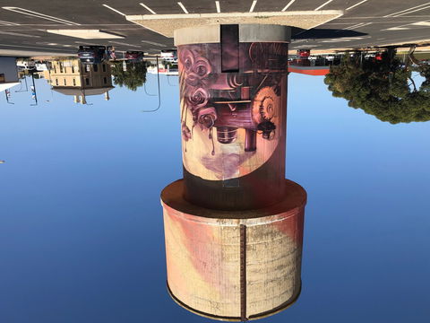 Kadina Water Tower Mural - Accommodation Fremantle 1