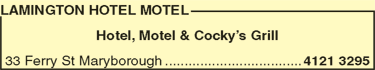 Lamington Hotel Motel - Accommodation Fremantle 4