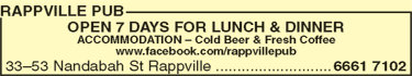 Rappville Pub - Accommodation Fremantle 0