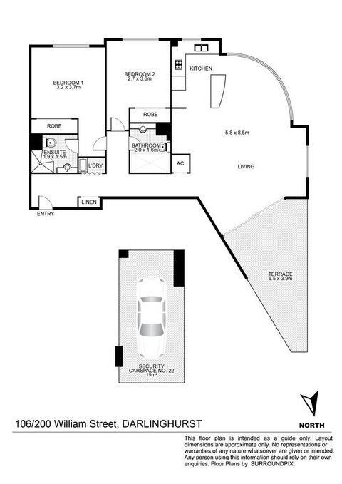 Lower Bridge And Sails - Executive 2BR Darlinghurst Apartment With Balcony And Rooftop Views - Accommodation Fremantle 15