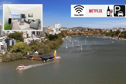 Executive Lux 3 Bedroom - Brisbane CBD - Views - Pool - Wifi - Free Parking - Accommodation Fremantle 0