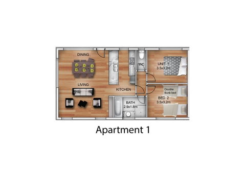 Luxury Motel Style Accommodation - Accommodation Fremantle 3