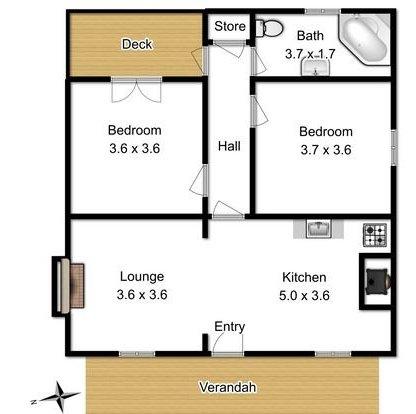 Kerrellie Cottages 2, 4 & 8 Reid Street - Accommodation Fremantle 12