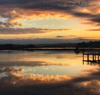 Reflections on Merimbula Lake - Accommodation Fremantle