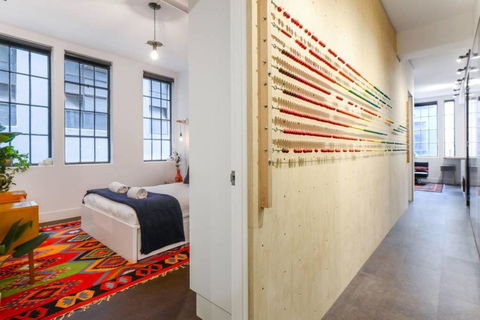 Spacious Designer Warehouse Melbourne CBD Apartment - Accommodation Fremantle 0