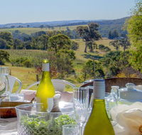 The Farmhouse - grape vines and rolling green hills - Accommodation Fremantle