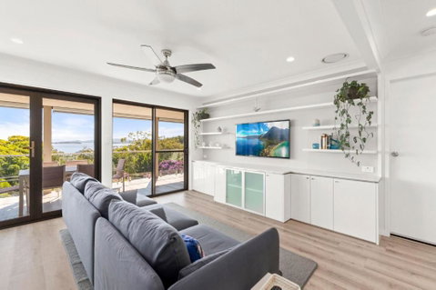 Family Retreat With Water Views At Corlette - Accommodation Fremantle 3