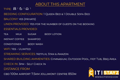 Perfectly Located Modern Apartment - Canberra CBD - Accommodation Fremantle 2